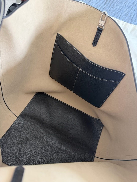 Toteme Black Pebbled Leather Hobo Bag - Picture 13 of 14